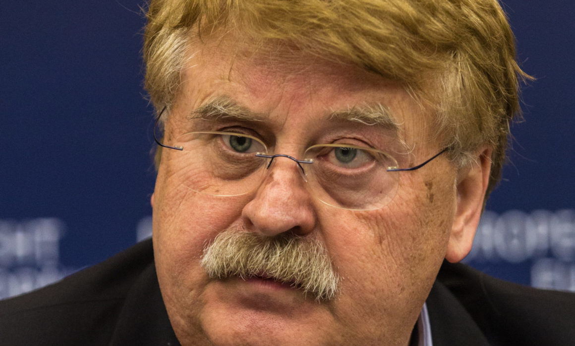 Elmar Brok Press conference Strasbourg European Parliament 03 February 2014