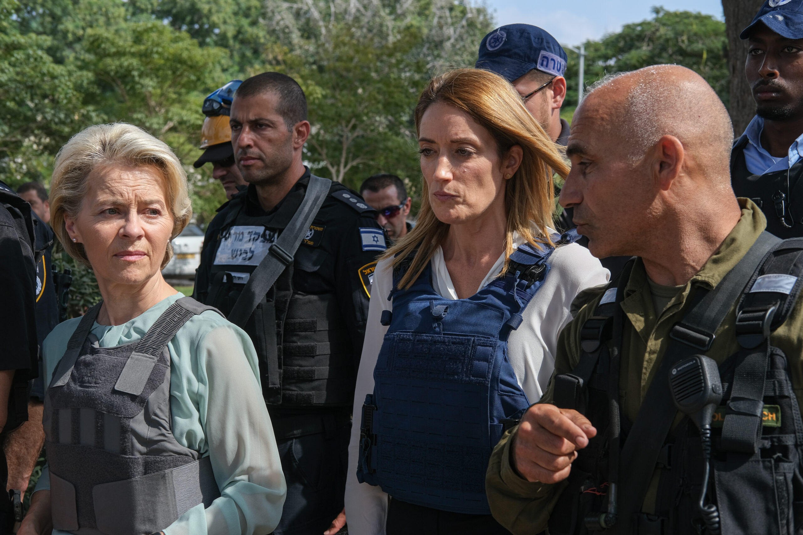 Visite d'Ursula von der Leyen, prsidente de la Commission europenne, en Isral